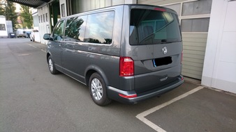 Polizeidirektion Hannover: POL-H: Hannover-Bemerode: VW Multivan entwendet - Wer kann Hinweise geben?