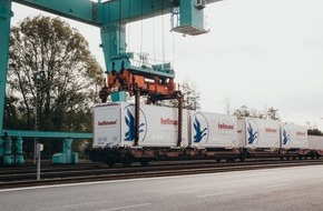 Hellmann Worldwide Logistics: Hellmann verlädt als erster Nutzer Güter im MegaHub Lehrte