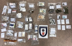 Polizeidirektion Worms: POL-PDWO: Bei Durchsuchung Betäubungsmittel, Medikamente und Bargeld beschlagnahmt