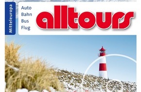 alltours flugreisen gmbh: alltours relauncht Logo, schärft Markenprofil, verstärkt Werbung und will weiter expandieren / Konsumforscher ermitteln für alltours Bekanntheitsgrad von 94%