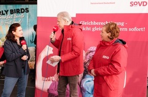 Sozialverband Deutschland (SoVD): SoVD-Aktion zum Equal Pay Day: Deutschland muss endlich gerecht werden!