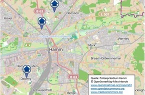 Polizeipräsidium Hamm: POL-HAM: Wohnungseinbruchsradar für die Woche vom 11.03.19 - 17.03.19