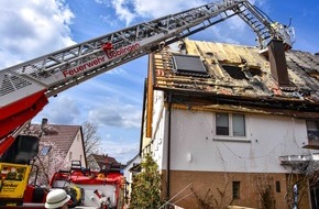Feuerwehr B&ouml;blingen: FW B&ouml;blingen: Update: Brandeinsatz in B&ouml;blingen-Dagersheim