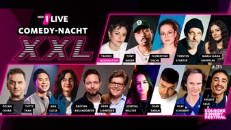 WDR Westdeutscher Rundfunk: Die 1LIVE COMEDY-NACHT XXL – so viele Comedians wie noch nie!