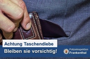 Polizeidirektion Ludwigshafen: POL-PDLU: Taschendiebstahl