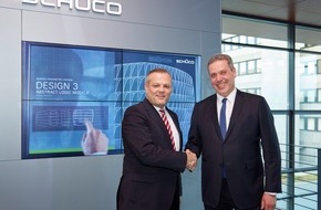 Schüco International KG: Schüco und EPS Systems gehen mit dem Textilfassadensystem FACID gemeinsame Wege