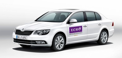 Skoda Auto Deutschland GmbH: SKODA unterstützt den ECHO 2014 (FOTO)