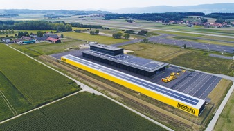 Marcel Boschung AG: Boschung jetzt offziell im Technologiepark Aéropole in Payerne / Das neue "Boschung Technology Center" konnte bereits erste Produktneuheiten wie den Urban-Sweeper S2.0 lancieren