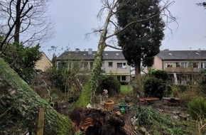 Feuerwehr Erkrath: FW-Erkrath: Zwischenbilanz Unwettereinsätze im Stadtgebiet Erkrath