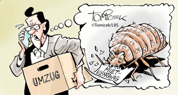 Bundesgesch&auml;ftsstelle Landesbausparkassen (LBS): Wanzen vor Einzug / Mieter durfte vom Vertrag zur&uuml;cktreten