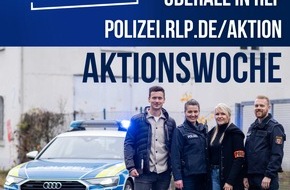 Polizeipräsidium Trier: POL-PPTR: "Deine PoliZEIT" - Landesweite Aktionswoche der Polizei Rheinland-Pfalz