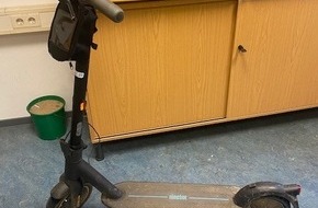 Bundespolizeiinspektion Flensburg: BPOL-FL: Gestohlener E-Scooter dem Besitzer angeboten