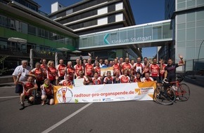 Klinikum Stuttgart: Radtour pro Organspende macht Halt im Klinikum Stuttgart