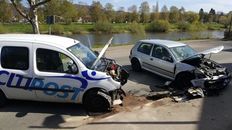 Polizeiinspektion Nienburg / Schaumburg: POL-NI: Handy geschaut - Abbieger übersehen - Unfall gebaut