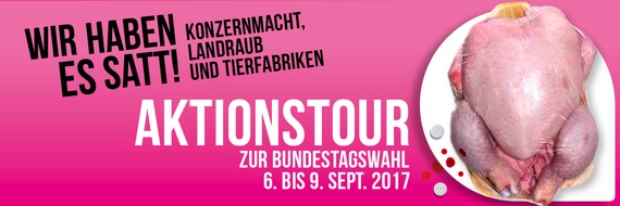 Romero Initiative e.V.: EINLADUNG: Wir haben es satt!-Aktionstour