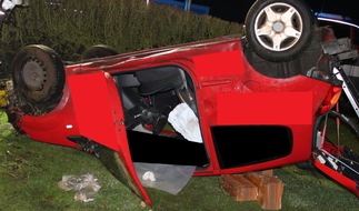 Polizei Minden-Lübbecke: POL-MI: Pizza-Taxi-Fahrer bei Unfall schwer verletzt