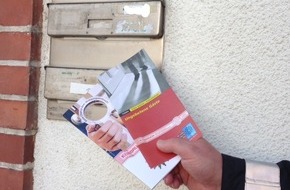 Polizeidirektion Göttingen: POL-GOE: (625/2013) Einbruchschutz - Kontaktbeamte verteilen Flyer in Wohngebieten