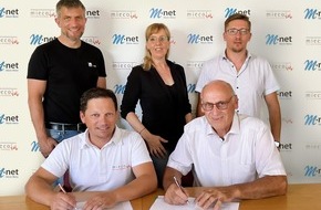 M-net Telekommunikations GmbH: Echte Glasfaseranschlüsse für 400 Haushalte und Gewerbetreibende in Binswangen