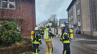 FW Datteln: Wohnungsbrand in Datteln fordert 3 Feuerwehren