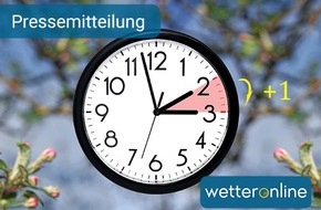 WetterOnline Meteorologische Dienstleistungen GmbH: Am Sonntag werden die Uhren vorgestellt - Seit mehr als 40 Jahren geht es mit Mini-Jetlag in die Sommerzeit