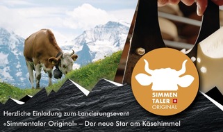 LID Pressecorner: Herzliche Einladung zum Lancierungsevent "Simmentaler Original" - Der neue Star am Käsehimmel