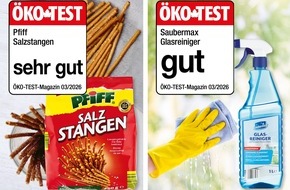 NORMA: Doppelt ausgezeichnet: Salzstangen und Glasreiniger von NORMA in &Ouml;KO-TEST 03/2026 mit Top-Ergebnissen bewertet / Lebensmittel-Discounter &uuml;berzeugt auch 2026 auf ganzer Linie