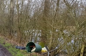 Polizeidirektion Bad Segeberg: POL-SE: Fahrenkrug - Illegale Müllablagerung aufgeklärt