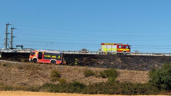 Kreisfeuerwehrverband Main-Taunus e.V.: Feuerwehr MTK: Vegetationsbr&auml;nde besch&auml;ftigen Feuerwehren in Hattersheim auch am Donnerstag