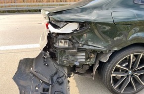 Autobahnpolizeiinspektion: API-TH: Verkehrsunfall aufgrund von Unachtsamkeit