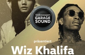 Volkswagen / AMAG Import AG: Musik auf der Überholspur: Erstes «Volkswagen Garage Sound»-Konzert in der Schweiz mit US Rapper Wiz Khalifa