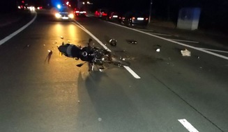 Polizei Minden-Lübbecke: POL-MI: Kawasaki-Fahrer (18) prallt gegen abbiegenden Pkw