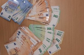 Bundespolizeiinspektion Bad Bentheim: BPOL-BadBentheim: 15.000 Euro in den Hosentaschen / Clearingverfahren wegen Verdachts der Geldwäsche eingeleitet