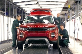 Jaguar Land Rover Deutschland GmbH - Presse Land Rover: Jaguar Land Rover führt in Halewood die 24-Stunden-Schicht ein (BILD)