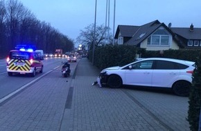 Polizei Bielefeld: POL-BI: Rollerfahrer übersehen und schwer verletzt