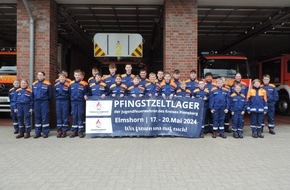 Kreisfeuerwehrverband Pinneberg: FW-PI: Pfingstzeltlager der Feuerwehren im Kreis Pinneberg: 800 Kinder und Jugendliche freuen sich auf ein verlängertes Wochenende voller Spannung und Aktivitäten