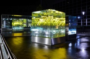 LVM Versicherung: Mehr Lichtkunst für Münster / Neue Lichtinstallation der Wiener Künstlerin Brigitte Kowanz auf dem LVM-Campus