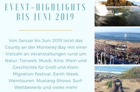 Visit Santa Cruz County: Santa Cruz - typisch kalifornisch: Event-Highlights bis Juni 2019