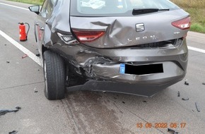 Autobahnpolizeiinspektion: API-TH: Unfall mit vier schwer verletzten Personen