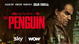 Sky Deutschland: Neues Keyart von "The Penguin" mit Colin Farrell veröffentlicht - ab 20. September bei Sky und WOW