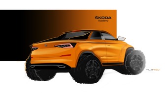 Pickup-Version des KODIAQ wird SKODA Azubi Concept Car 2019 (FOTO)