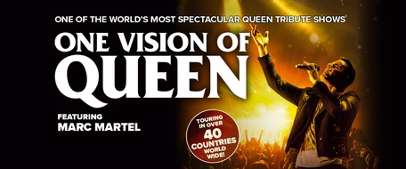 act entertainment ag: One Vision of Queen feat. Marc Martel | 25.10.2025, Zürich, The Hall