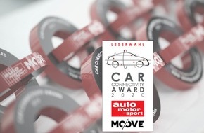 Motor Presse Stuttgart, AUTO MOTOR UND SPORT: Leserwahl Car Connectivity Award 2020: Mercedes-Benz räumt insgesamt fünf Preise ab und Porsche schlägt Tesla