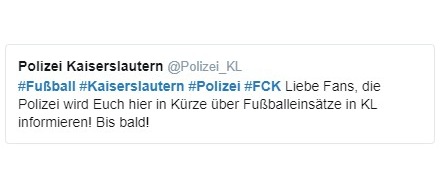 Polizeipräsidium Westpfalz: POL-PPWP: Zehn Jahre Twitter @Polizei_KL