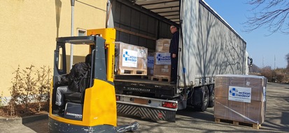 action medeor e.V.: action medeor sendet weiteren Hilfstransport in die Ukraine / Zwölf Tonnen Medikamente und medizinische Ausrüstung für Krankenhaus in Ternopil