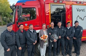 Freiwillige Feuerwehr T&ouml;nisvorst: FW T&ouml;nisvorst: Wechsel in die Ehrenabteilung: Stadtbrandinspektor Toni van Cleef wechselt nach &uuml;ber 45 Jahren aktiver Dienstzeit