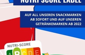 PepsiCo Deutschland GmbH: PepsiCo Deutschland führt Nutri-Score ein: Ab sofort auf Snacks, ab 2022 für alle Getränkemarken des PepsiCo-Konzerns