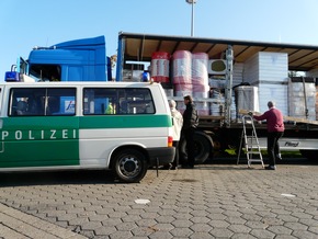 POL-WL: Rastanlage Allertal - Polizei kontrolliert Schwerlastverkehr auf der A 7