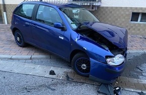 Polizeidirektion Pirmasens: POL-PDPS: Verkehrsunfall in Trunkenheit