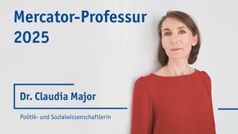 Universität Duisburg-Essen: Herausragende sicherheitspolitische Expertin: Dr. Claudia Major wird Mercator-Professorin