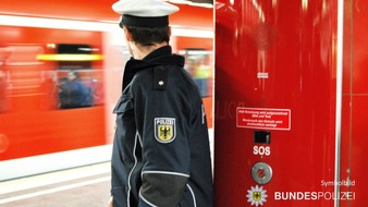 Bundespolizeidirektion München: Bundespolizeidirektion München: Lebensrettung am S-Bahngleis S-Bahn kommt rechtzeitig zum Stehen